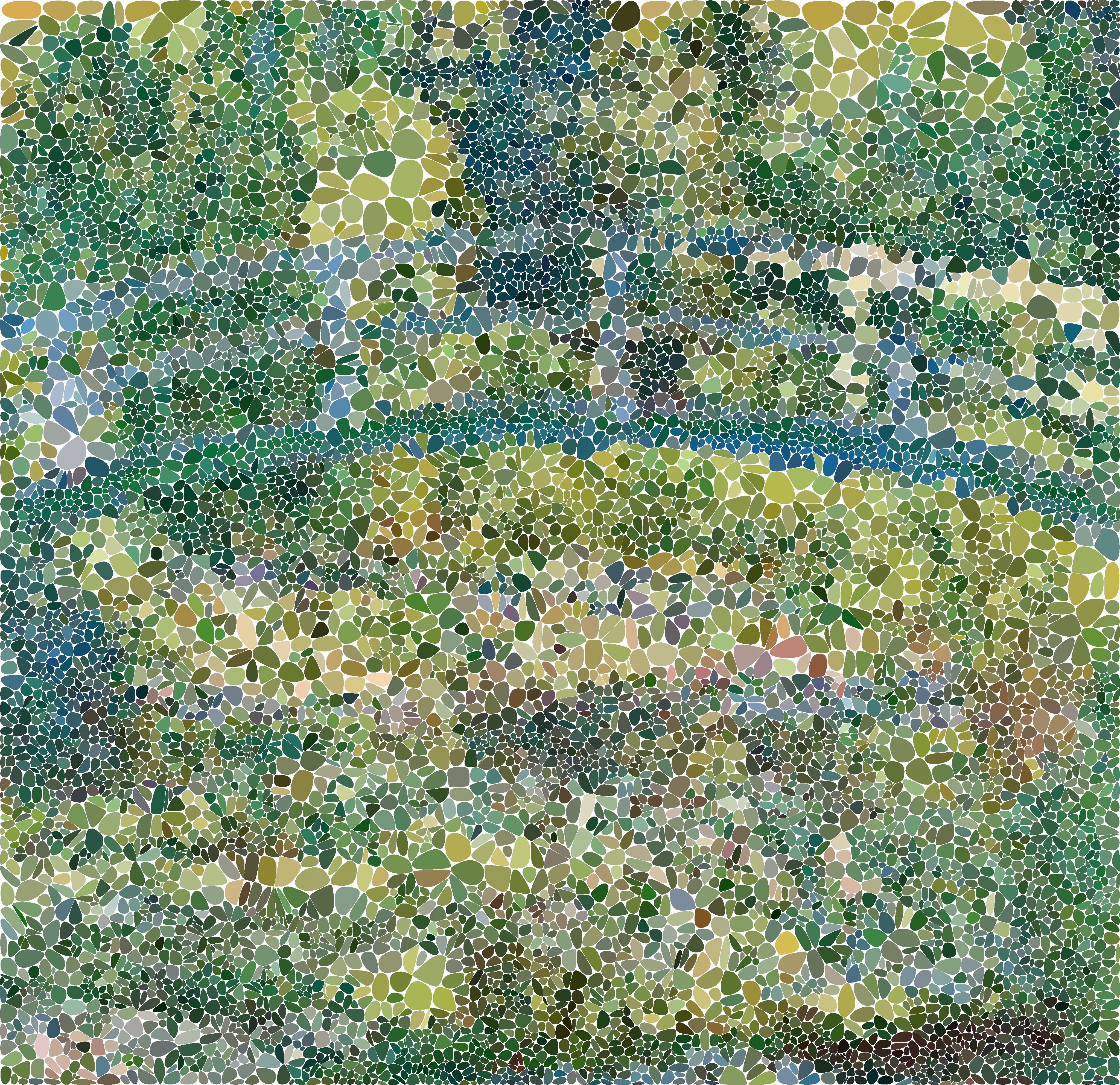 Procedural image reconstruction, composition 5