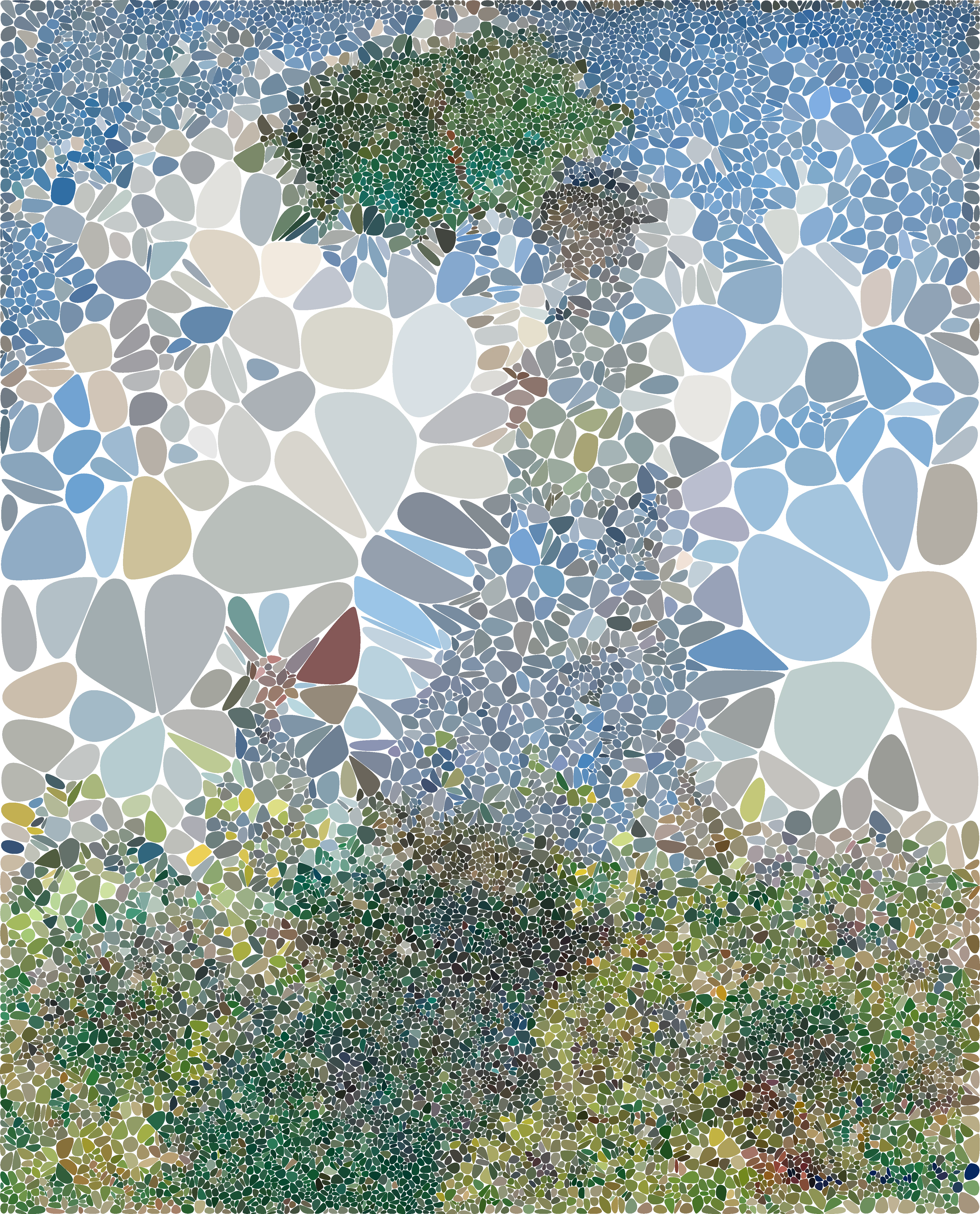 Procedural image reconstruction, composition 7