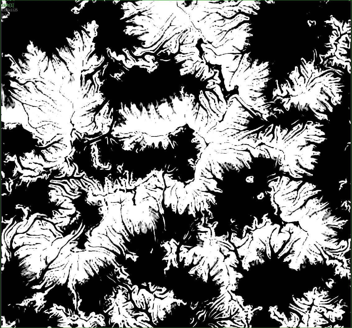 Terrain material blending mask 1