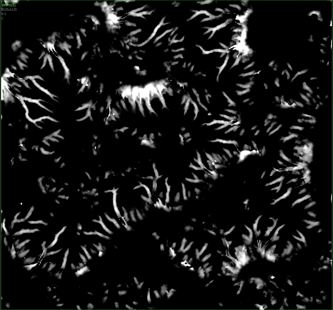 Terrain material blending mask 2